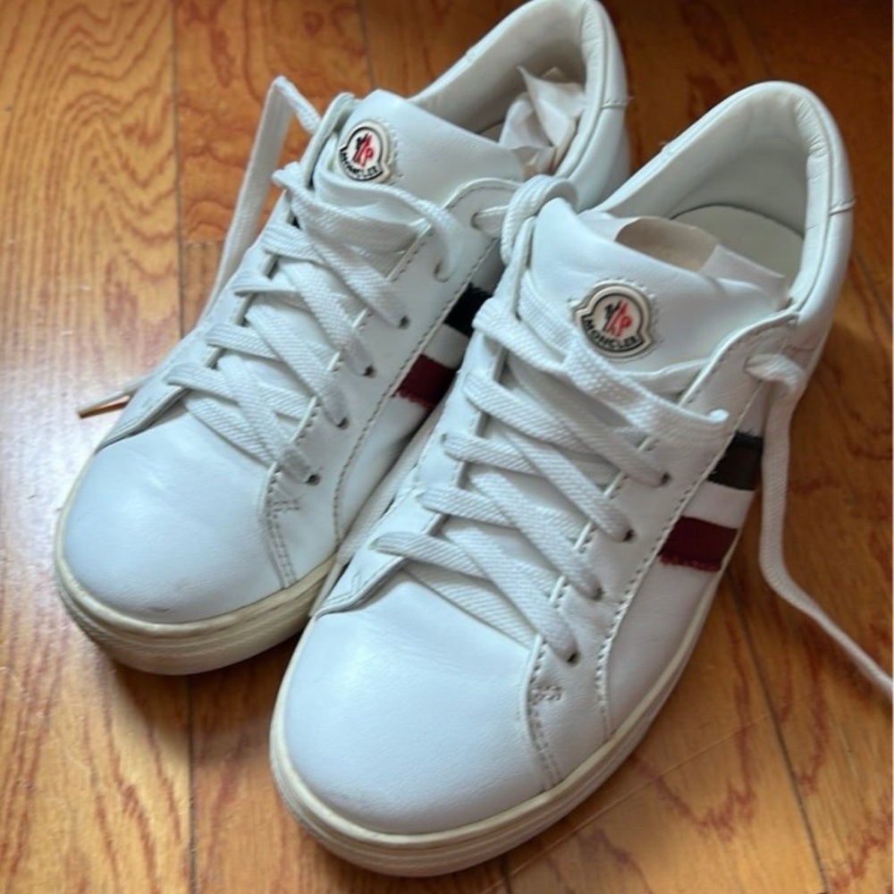 Moncler White Sneakers
